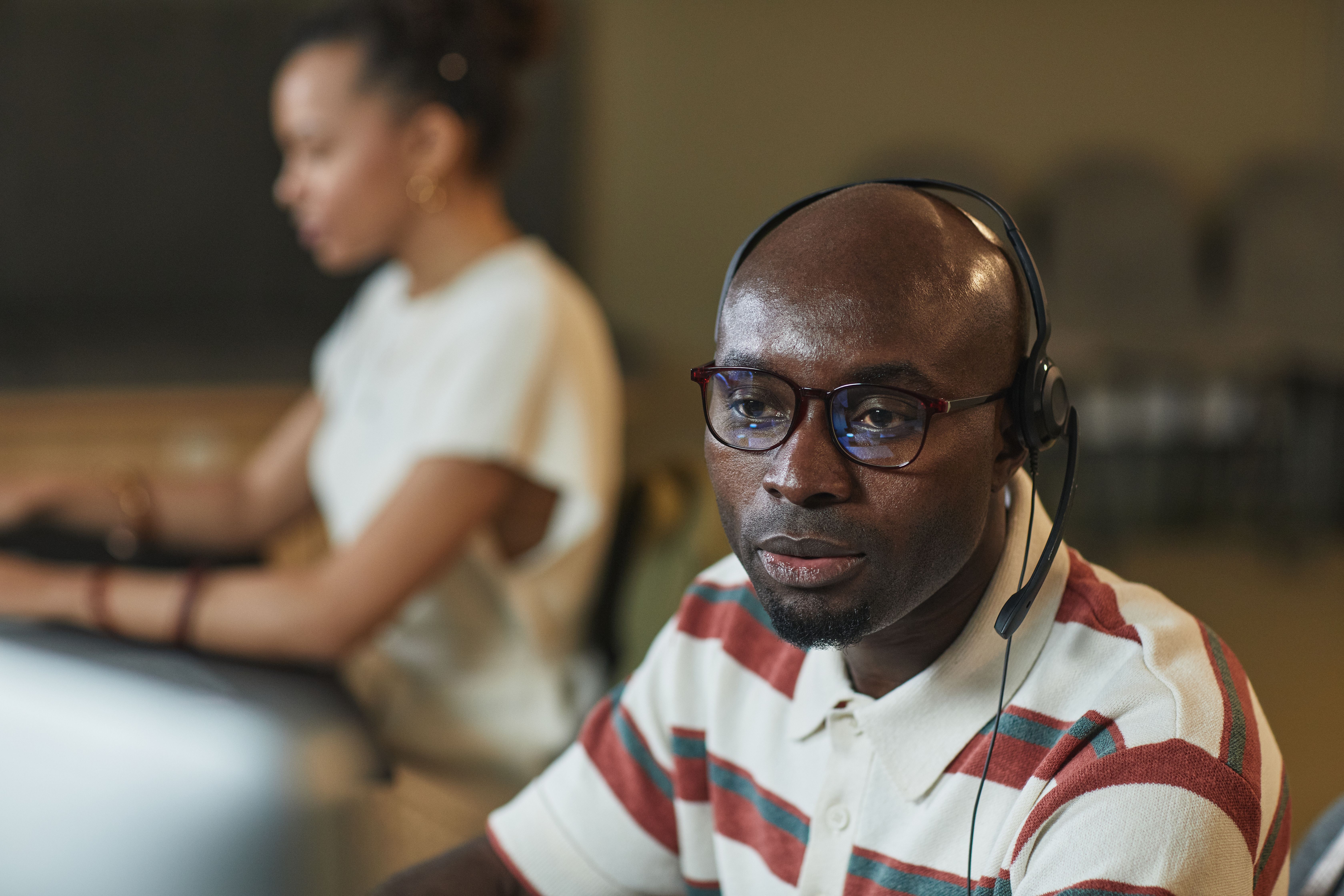 Eastlight contact centre staff member